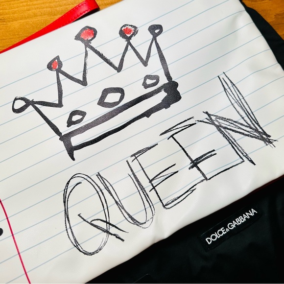 NEW! Dolce & Gabbana Cleo 'All I Need is Love & Wi-Fi' Wristlet / Shoulder Bag - Picture 13 of 16